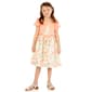 Girls (4-6x) Bonnie Jean Flutter Cardigan w/Floral Jacquard Dress - image 1