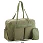 Madden Girl Nylon Weekender w/ Rhinestone Zipper Pouch - image 3