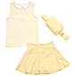 Girls (7-14) Yogalicious® Stripe Tank w/ Crossover Skort & Bag - image 2