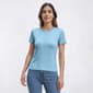 Womens Architect® Short Sleeve Drop Needle Pointelle Tee - image 5
