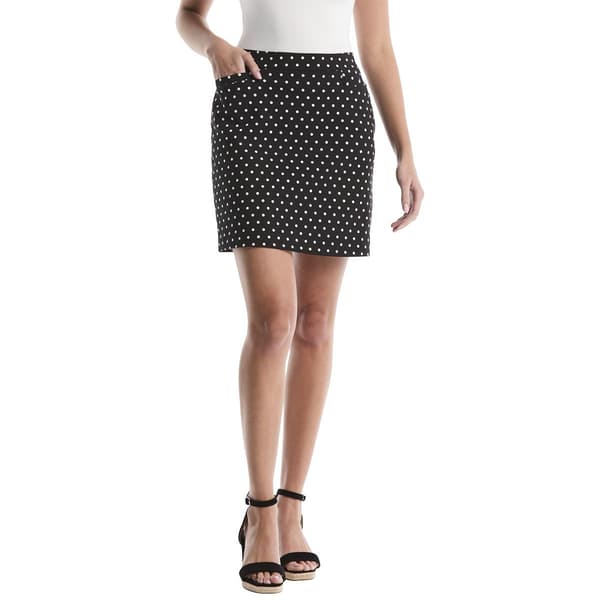 Womens Rafaella(R) Polka Dot Skort with Pockets - image 