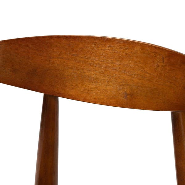 Baxton Studio Flora Mid-Century Set of 2 Dining Chairs