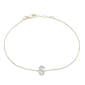 Diamond Classics(tm) 1/20ctw. Diamond Initial S Bracelet - image 1