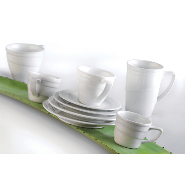 BergHOFF Essentials 8.6oz. Porcelain Teacup & Saucer Set