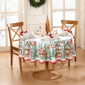 Threadmade Storybook Christmas Village Holiday Tablecloth - image 5