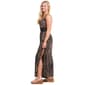 Juniors Derek Heart Crinkle Waist Asymmetrical Tulip Leg Jumpsuit - image 3