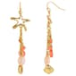 Ashley Cooper(tm) Open Starfish Chain Tassel Drop Bead Earrings - image 1