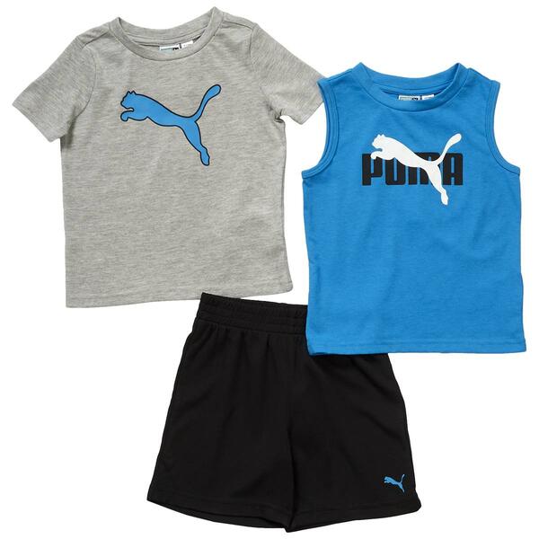 Baby Boy &#40;12-24M&#41; Puma&#40;R&#41; 3pc. Tank/Tee/Shorts Set - image 