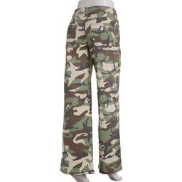 Juniors Madden Girl 90''s Wide Leg Twill Camo Pants