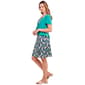 Petite Perceptions Short Sleeve Tie Jacket with Print Dress - image 4