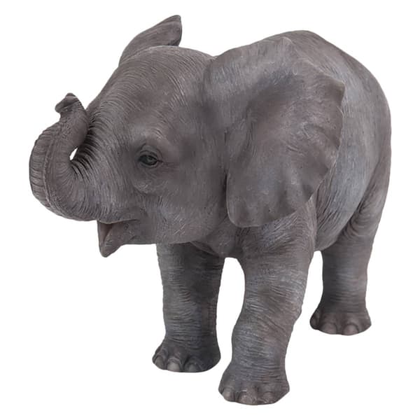 Hi-Line Gift Baby Elephant Garden Statue