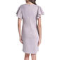 Womens Tommy Hilfiger Flutter Sleeve Herringbone Sheath Dress - image 2
