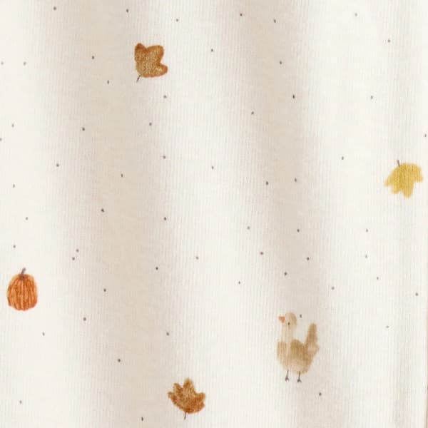 Baby Unisex &#40;12-24M&#41; Carter''s&#174; Thanksgiving Cotton Footed Pajamas