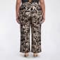 Plus Size Kasper Pull On Leaf Wide Leg Ankle Pants - image 2