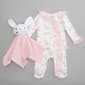 Baby Girl &#40;NB-9M&#41; Baby Essentials&#40;R&#41; Easter Bunny Footie Pajamas - image 1