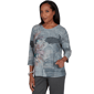 Womens Alfred Dunner Regent Street Ribbon Floral Blouse - image 3