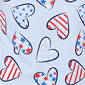 Womens Alfred Dunner Lady Liberty American Flag Hearts Blouse - image 6
