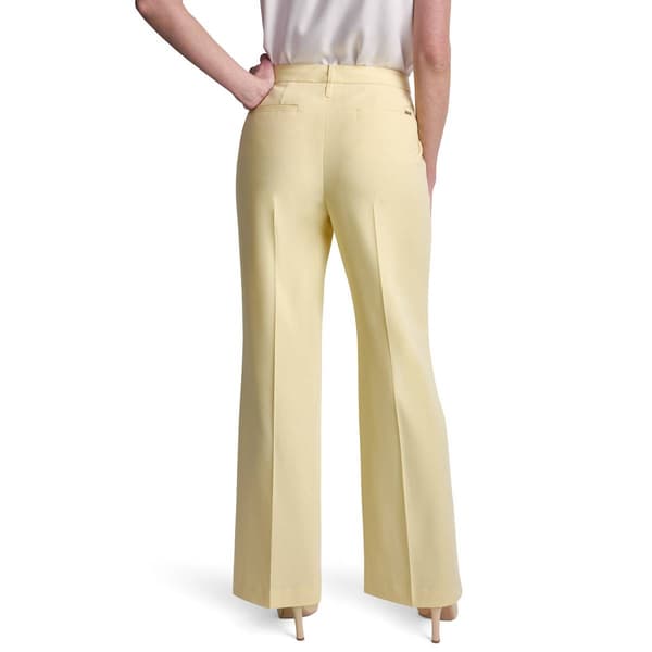 Womens DKNY Button Front Bootcut Leg Dress Pants