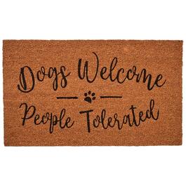 Dogs Welcome Coir Doormat
