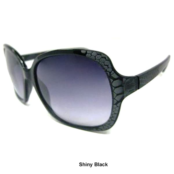 Womens O by Oscar Thinline Vented Rectangle Sunglasses