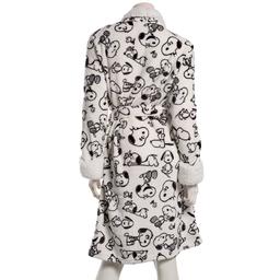 Juniors Peanuts™ Snoopy Toss Sherpa Trim  Wrap Robe