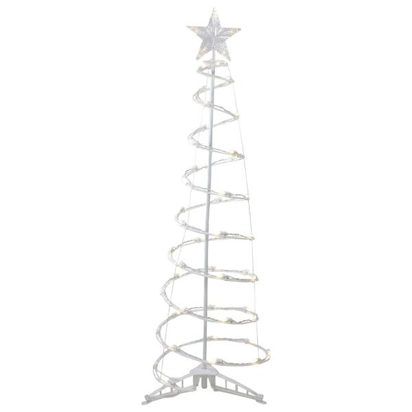 Northlight Seasonal 4ft. Warm White LED Spiral Cone Tree - image 