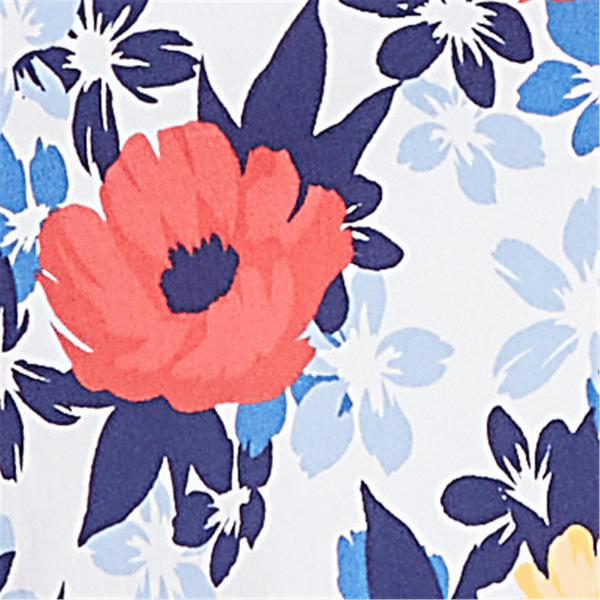 Womens Hearts of Palm Smooth Sailing Floral Pull On Skort
