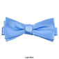 Mens John Henry Satin Solid Bow Tie in Box - image 8