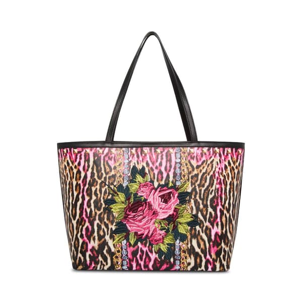 Betsey Johnson Embroidered Patch Tote - image 