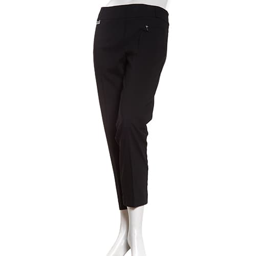 Petite Zac & Rachel Solid Pull On Millenium Casual Pants