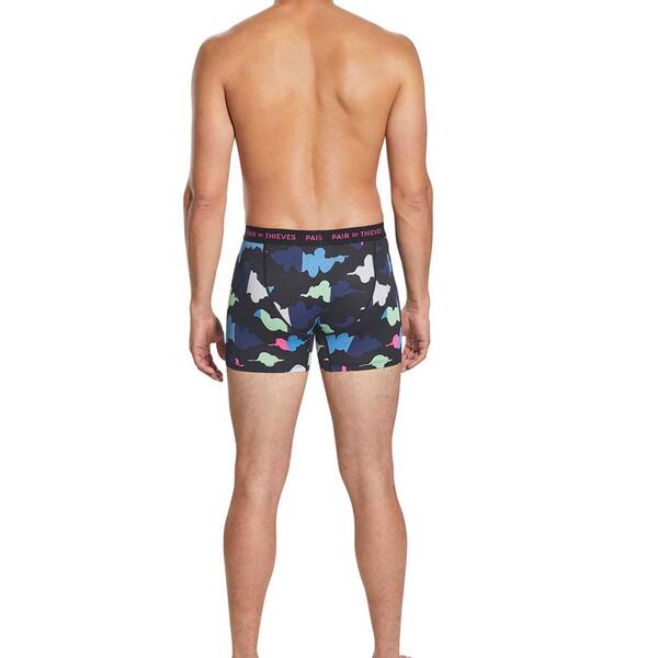 Mens Pair of Thieves 2pk. Camo & Solid Boxer Briefs