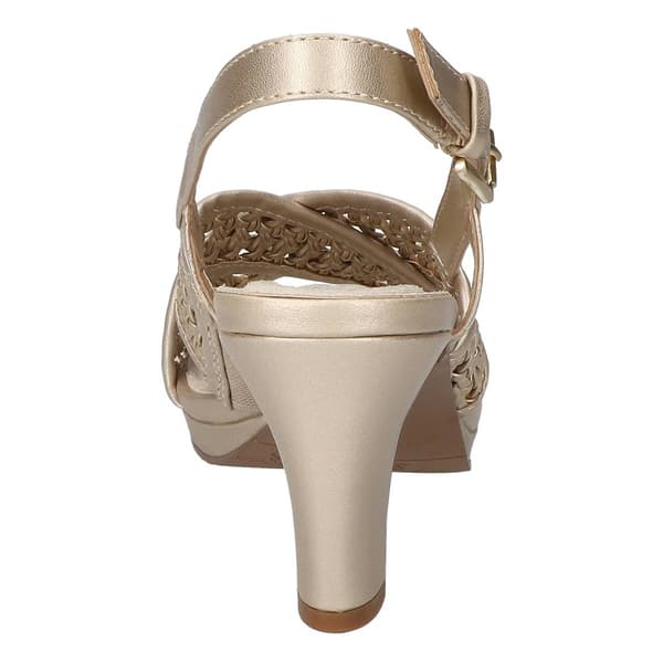Womens Easy Street Sol Woven Slingback Heeled Dress Sandals