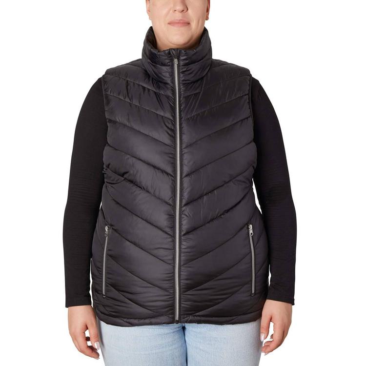 Plus Size Big Chill Chevron Puffer Vest