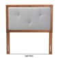Baxton Studio Abner Modern Fabric & Wood Twin Size Headboard - image 8