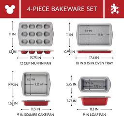 Farberware® Disney Bake with Mickey Nonstick 4pc. Bakeware Set