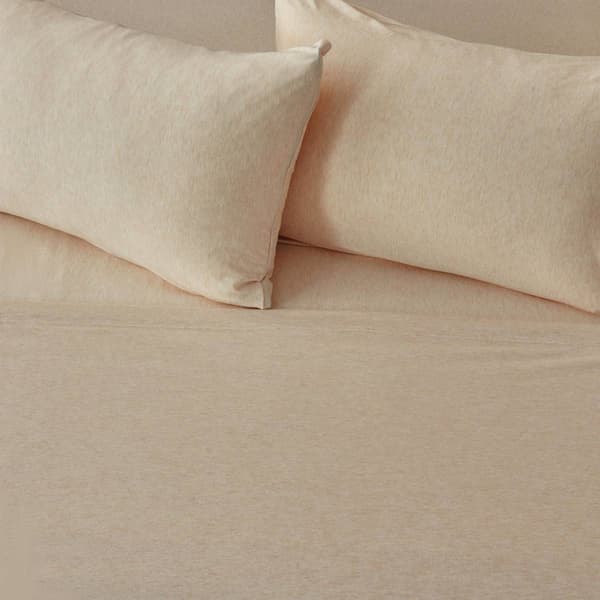 FreshFolds 4pc. Cotton Jersey Knit Deep Pocket Sheet Set