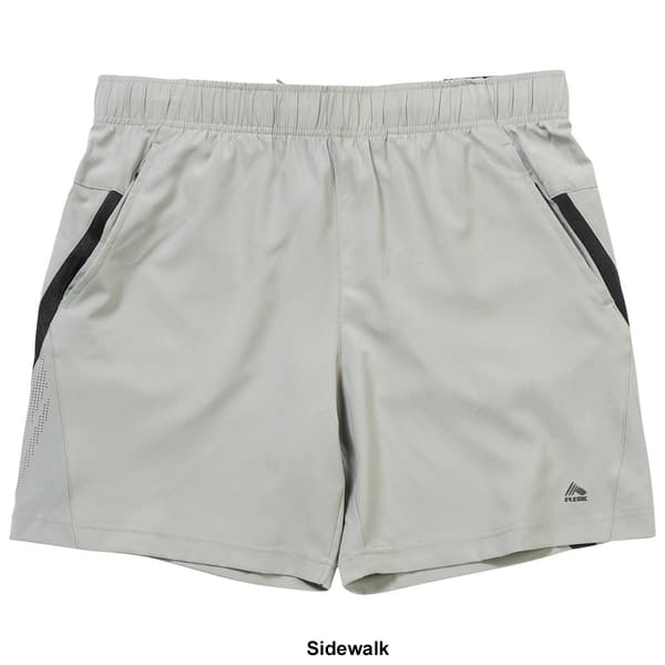 Mens RBX Stretch Diagonal Mesh Stripe Woven Shorts