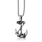 Mens Lynx Anchor Pendant Necklace - image 3