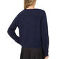 Womens Cece Long Sleeve V-Neck Front Bow Sweater - image 2