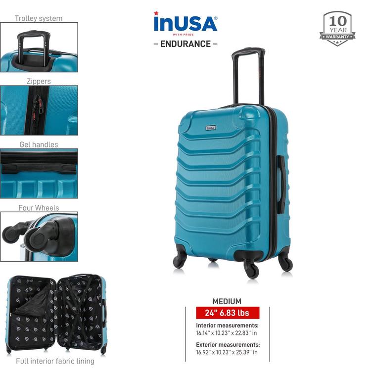 InUSA Endurance Lightweight Hardside 24in. Spinner
