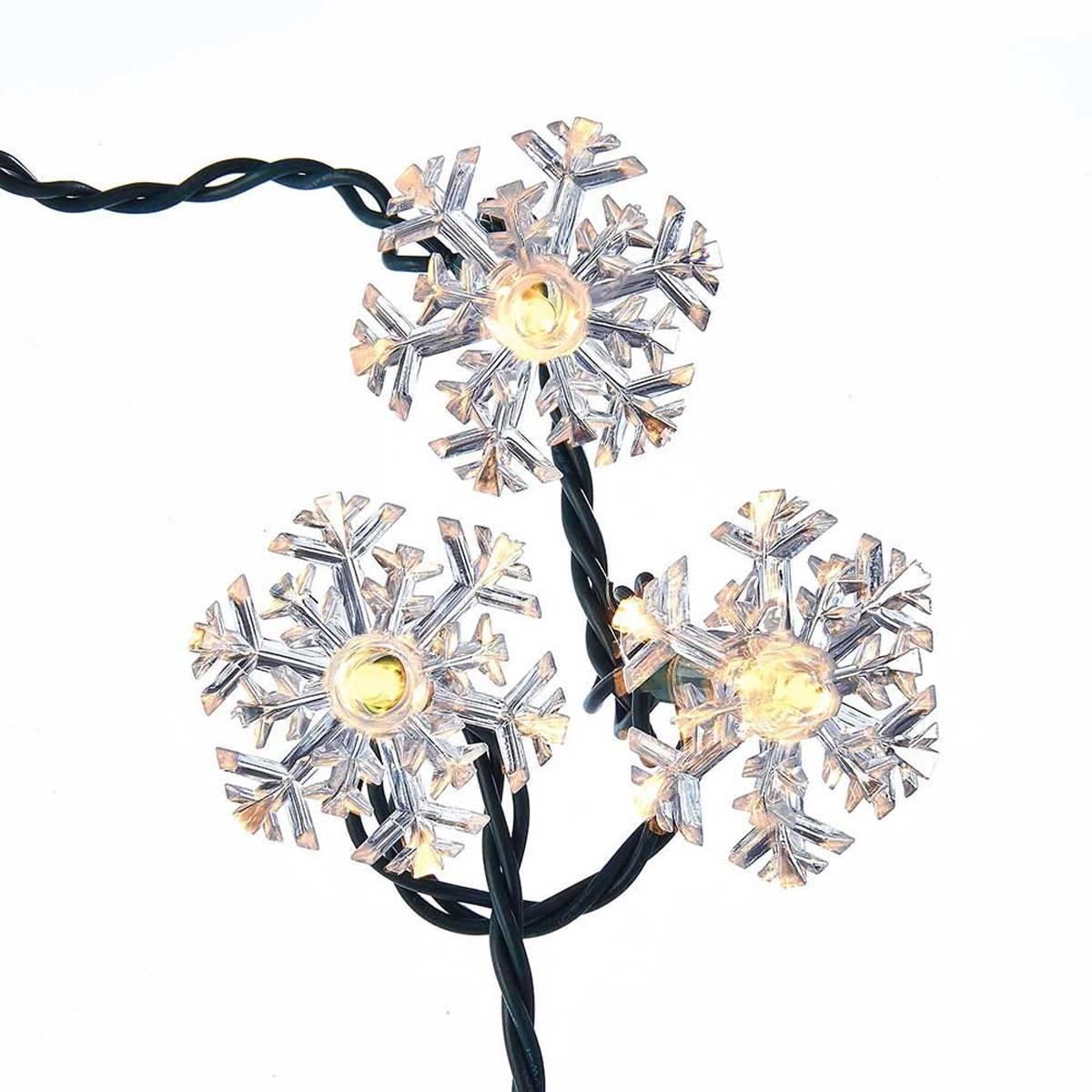 Kurt Adler UL 35-Light Double Layer Snowflake Reflector Set
