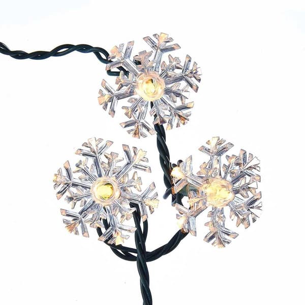 Kurt Adler UL 35-Light Double Layer Snowflake Reflector Set