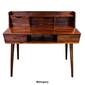 Casual Contemporary Living Solid Acacia Desk w/ Charging Station - image 7