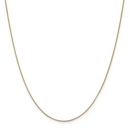 Gold Classics(tm) .7mm. 14k Gold Box Chain Necklace