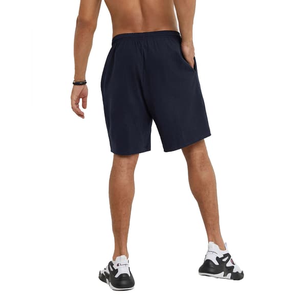 Mens Champion Screened Logo Jersey Knit Active Shorts