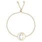 Accents by Gianni Argento Diamond Plated Initial C Gold Bracelet - image 1