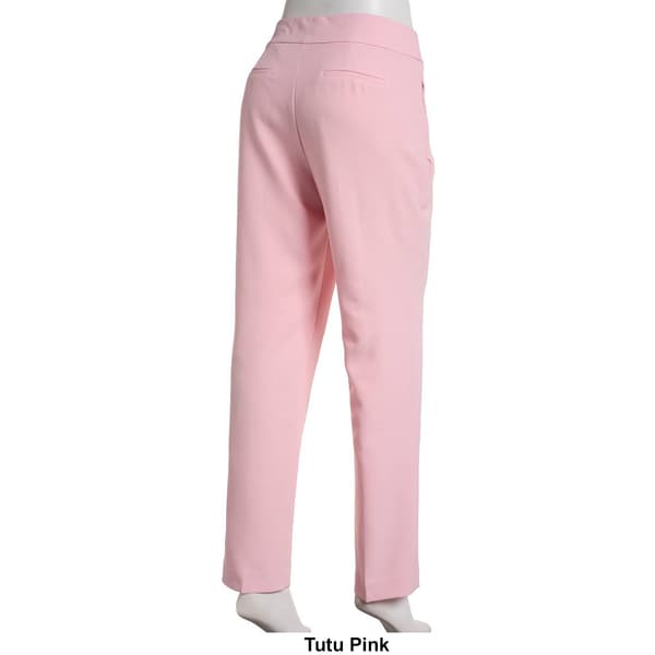 Womens Kasper Slim Stretch Crepe Pants