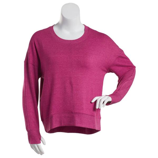 Womens RBX Baby French Terry Dolman Top w/Seaming Detail - image 