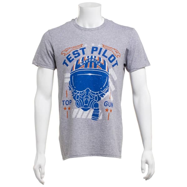 Young Mens Top Gun Test Pilot Graphic Tee - image 