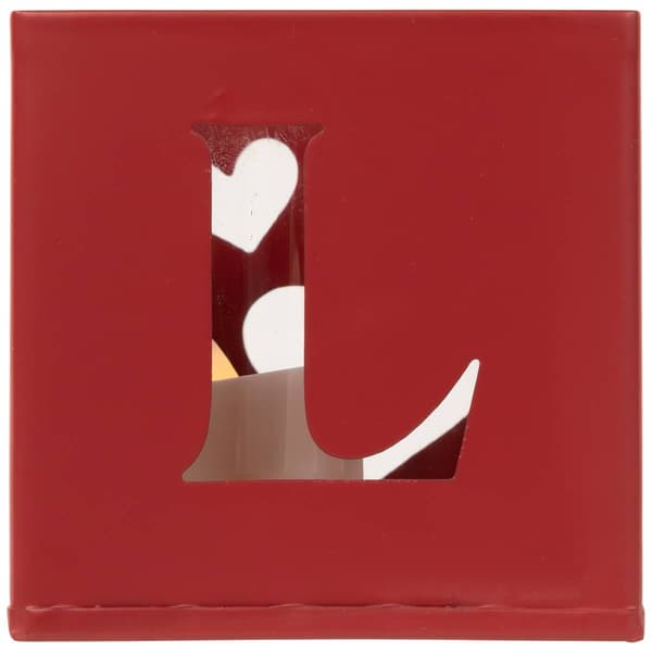 Northlight Seasonal Valentine''s Day Red Candle Holders - Set of 4